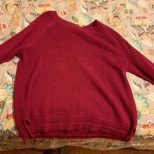Berry Old Navy knit sweater